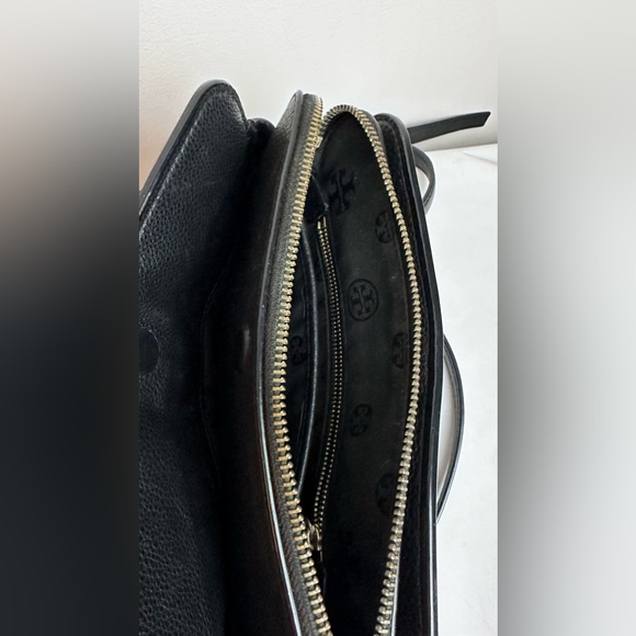 Tory Burch Leather Shoulder Bag Chain Crossbody Black Women's bag - Picture 3 of 4